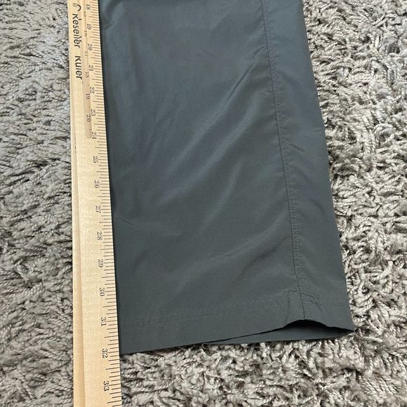 Columbia Omni Shade Pants Mens 32x34 Gray Hiking Outdoor Convertible Logo Light - Picture 14 of 14
